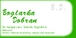 boglarka dobran business card